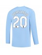 Moški Nogometna dresi replika Manchester City Bernardo Silva #20 Domači 2023-24 Dolgi rokav